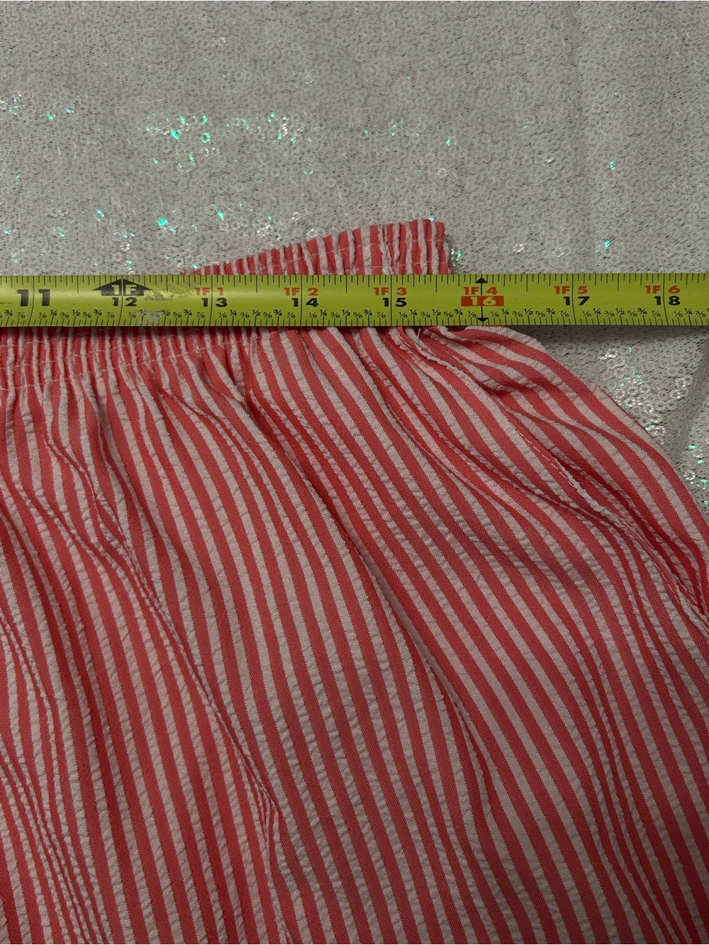 Alfred Dunner Women’s Red White Striped Pull-On Pants Size 18W Made in USA - Picture 8 of 11